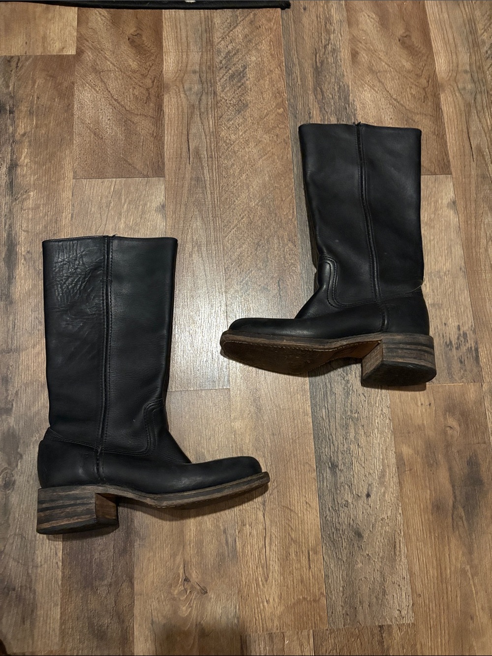 Frye Campus Boots 14L Black Leather Made in the USA